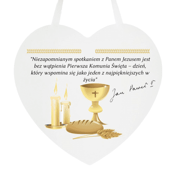 CLOCKODILE drvena ploča u obliku srca s natpisom "Nezaboravan susret..."