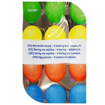 ARPEX boje za jaja - 4 boje u tabletama SW3148