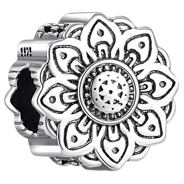 Charms za Pandora mandala privjesak lotosov cvijet