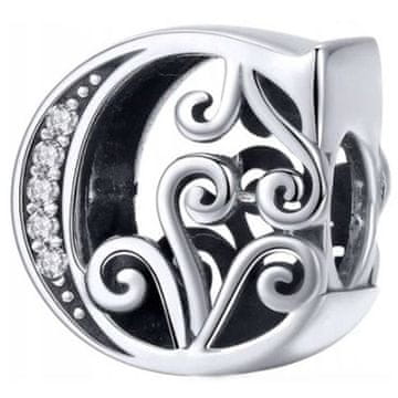 Charms za pandoru privjesak charms slovo c srebro 925