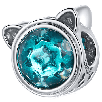 Charms za Pandora privjesak charms srebro 925 mačak Trusky