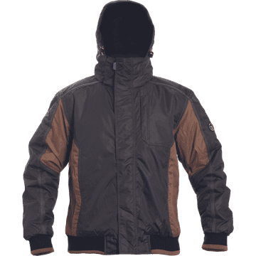 Cerva DAYBORO pilotska jakna tamnosmeđa 4XL