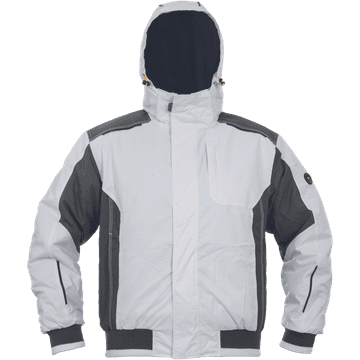 Cerva DAYBORO pilotska jakna bijela 2XL