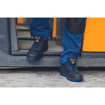 Cerva WADE MF ESD S1P SRC niske cipele crno/plave 35