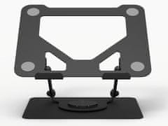 Tracer Stalak za prijenosno računalo Adjust360, 25,4 cm - 43,1 cm (10 - 17), rotacija od 360°, podesiva visina, crna (TRAUCH47661)