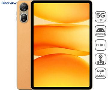 Blackview Mega 12 tablet, 31 cm (12,2), 4G LTE, 12 GB + 256 GB, 120 Hz, QHD+, Android, zlatni