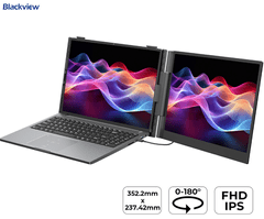 Blackview SCM8 ekran/monitor za prijenosno računalo, 39 cm (15,3"), Full HD, 60 Hz, IPS, crni