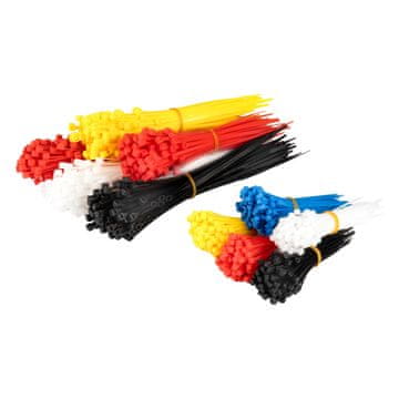 AMIO Plastične vezice za kabele u više boja, set od 1000 -04318