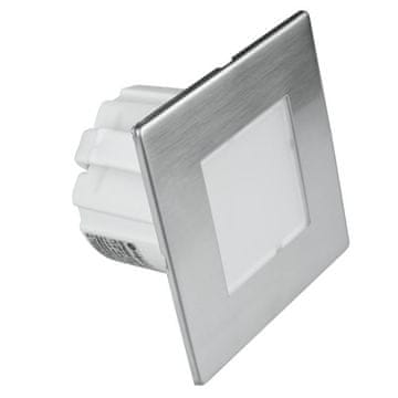 LED svjetiljka za stepenice 1,2 W kvadratna srebrna DPM