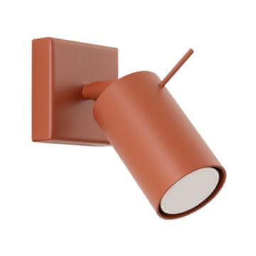 Sollux Zidna prstenasta lampa 1 GU10 crvena oker SL.1506