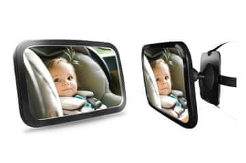 AMIO Ogledalo za promatranje djeteta u automobilu 29x19cm -02387
