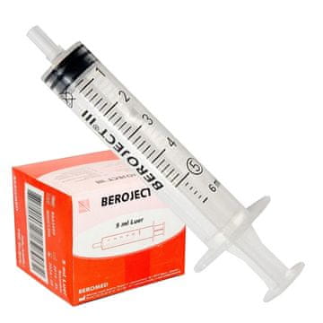 BE Beroject III 5ml trodijelna Luer šprica 100 kom