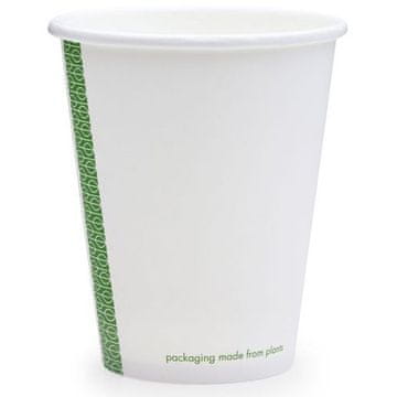 Vegware bijela papirnata čaša 250 ml promjera 80 mm 50 kom.