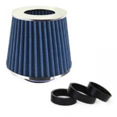 AMIO Univerzalni plavi konusni filter zraka + 3 adaptera -02458
