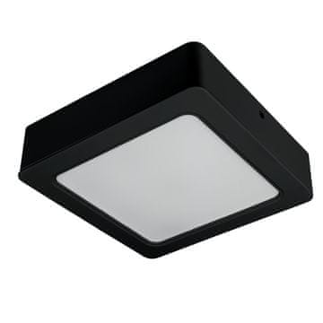 LED stropna svjetiljka za kupaonicu 18W 2u1 nadgradna/ugradna kvadratna crna IP54 DPM