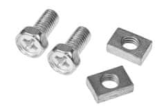 A-TEC vijci za stezaljke akumulatora, M5x13 mm, s maticama 10x7 mm, set