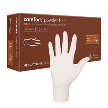 XL Latex Comfort lateks rukavice bez pudera 100 kom