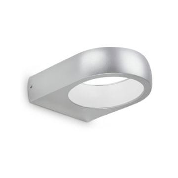 Telefunken LED vanjska zidna svjetiljka za fasade 7,5W IP44, boja 4000K, srebrna