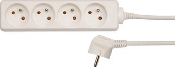 Vorel Produžni kabel, bijeli, 4 utičnice s uzemljenjem, 1,5 m 72501 VOREL
