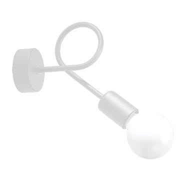 Sollux LOOP bijela zidna lampa