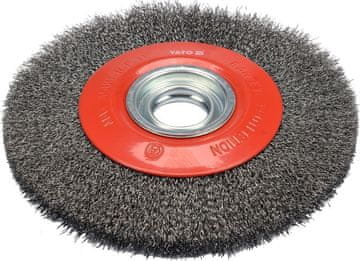 YATO Četka s diskom 200 mm ø32 mm, od nehrđajućeg čelika (inox) YT-47555 YATO