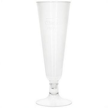 Papstar PLA čaše za šampanjac 100 ml 5,5 x 16 cm 24 kom.
