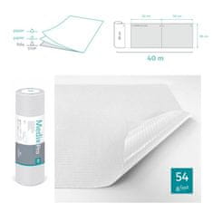 BE MedixPro higijenski ulošci u roli 38 cm x 50 cm bijeli s folijom 54 g 80 komada