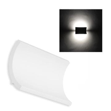 Telefunken 12W LED vanjska svjetiljka, bijela, GORE/DOLJE, fasada | temperatura boje 4000K - IP44