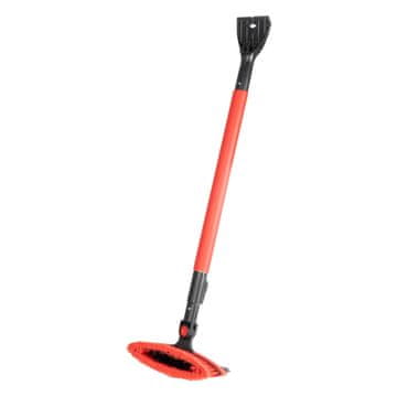 AMIO Teleskopska četka za struganje snijega i leda s brisačem vode 98-134 cm -04147