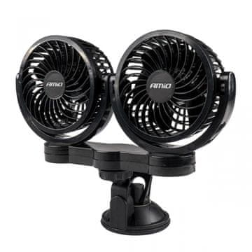 AMIO Ventilator za automobil s vakuumskom čašicom 24V -03011