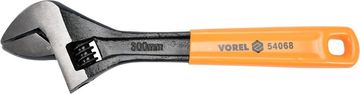 Vorel Ključ nastawny 300mm, gumirani rukohvat 54068 VOREL