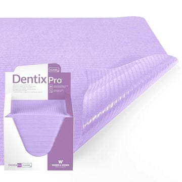 BE Zubne maramice 33cm x 48cm ljubičaste folije 54g DentixPro 80kom