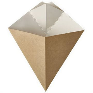 Papstar Torebki papierowe rożki z miejscem na DIP 23,5 x 19 cm, 150g 50 szt.