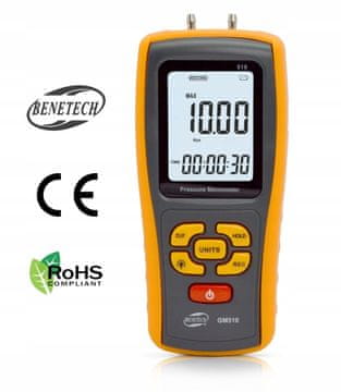 BE MANOMETER diferencijalni digitalni manometar USB