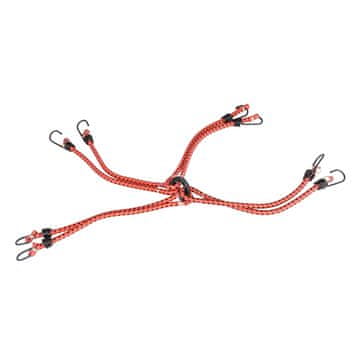 AMIO Elastične gumene trake za pričvršćivanje prtljage, 8-krakih, 30 cm ø8 mm BSTRAP-01 -01146