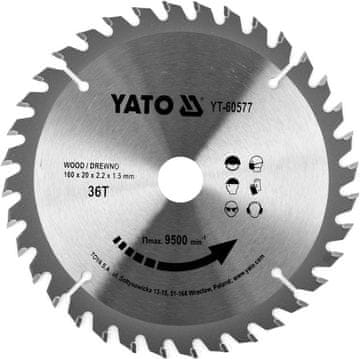 YATO Tarcza TCT za drvo 160x36tx20mm YT-60577 Yato