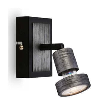 BRILONER LED zidna lampa, zidni reflektor, GU10 žarulja, 4.9W, rotirajuća, spavaća soba, hodnik