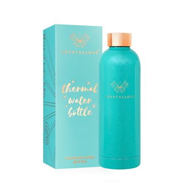 CRYSTALLOVE Amazonite termalna boca za vodu 500ml - ograničeno izdanje