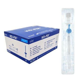 DM Plava kanila 22G 0,9 mm x 25 mm KD-Fix intravenska kanila 50 kom