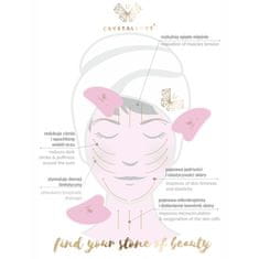 CRYSTALLOVE Amethyst kristalizirani set - ametistni serum za lice i masažna ploča gua sha