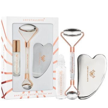 CRYSTALLOVE Cryo Ice Beauty set - set za masažu lica od nehrđajućeg čelika - krioterapija