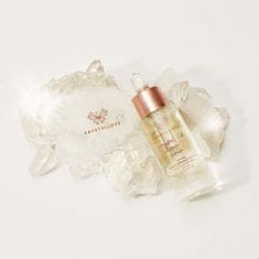 CRYSTALLOVE Set od kristala prozirnog kvarca - serum za lice s gorskim kristalom i masažnom pločom gua sha
