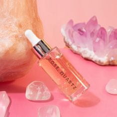CRYSTALLOVE Ružičasti kvarc 3D lift & sculpt set - masažer za lifting i serum - ograničeno izdanje