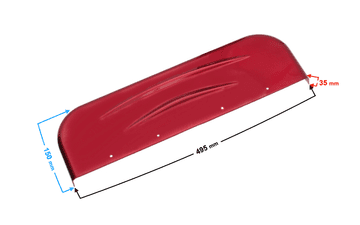 Moretti Trepćuće svjetlo upozorenja 36 LED vijaka R65 R10 12V 24V W03b AMIO-02297