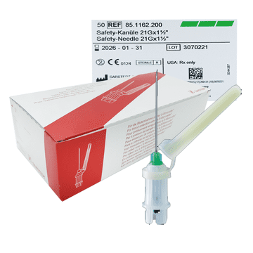 Sigurnosna igla S-Monovette 21G 0,8 mm x 38 mm 50 kom