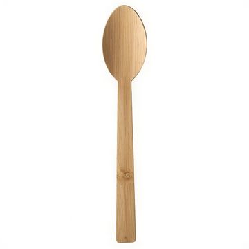 Papstar Bambusove žlice 17 cm, čiste, 50 kom.