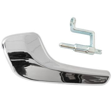 Opel Corsa D 06-14 lijeva unutarnja kvaka vrata KROMIRANA + klin unutarnje kvake vrata SET 2 kom.