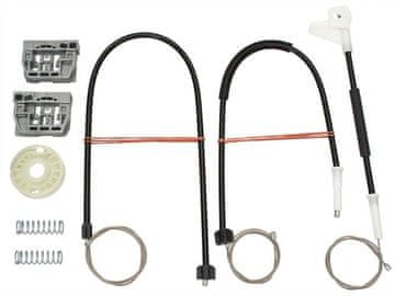 VW Caddy III 2003- set za popravak prednjeg lijevog regulatora prozora