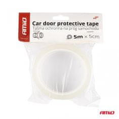 AMIO Zaštitna traka za pragove vrata automobila, prozirna, 5mx5cm -03105