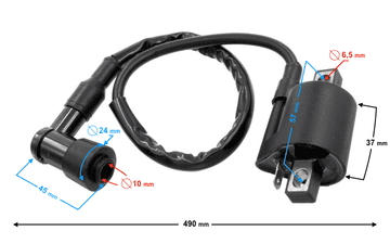 Moretti Auto antenski stup 20 cm 5/6 mm adapter ANTM05 AMIO-01295